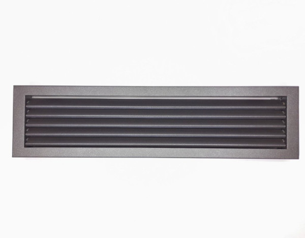 Rovná lamelová mřížka 70x15 Exteriér (1)