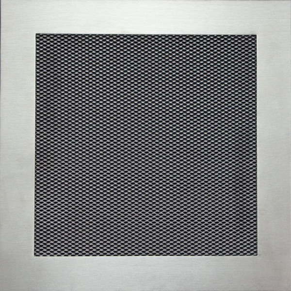 Krbová mřížka nerezová 250×250 broušená (1)