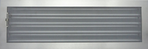 Krbová mřížka nerezová 210×630 regulovatelná broušená (1)