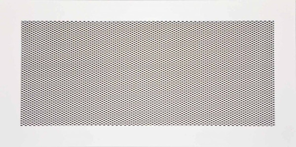 Krbová mřížka moderní 210x420 bílá (2)