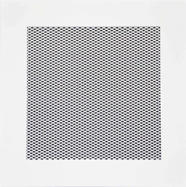 Krbová mřížka moderní 210x210 bílá (2)