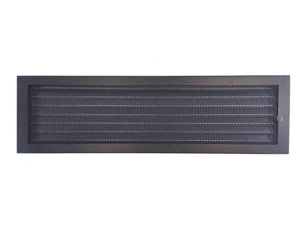 Krbová mřížka Klasik 60x17 černá s žaluzí (7)