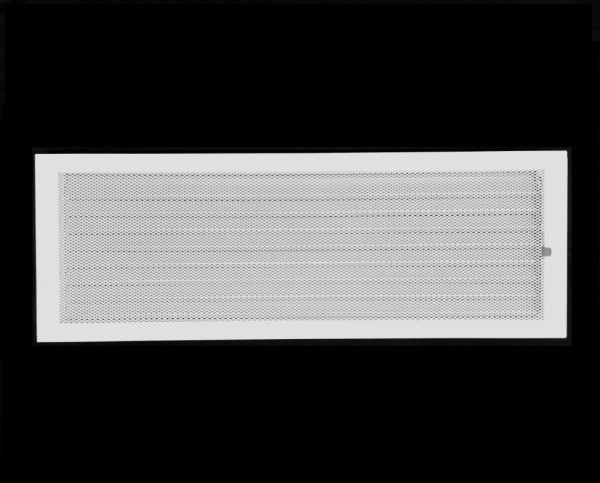 Krbová mřížka Klasik 60x21 bílá s žaluzí (7)