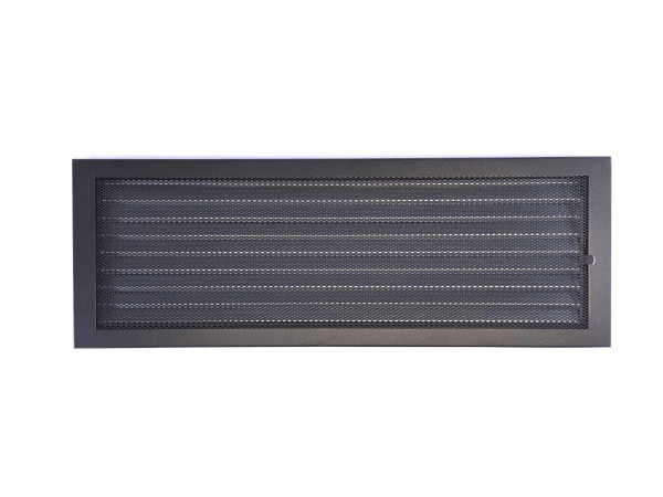 Větrací mřížka Klasik 60x21 černá s žaluzií (9)