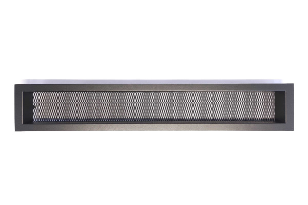 Krbová mřížka tahokovová rovná černá 50x12