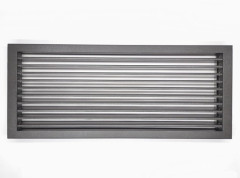 Rovná lamelová mřížka 60x25 Exteriér (2)
