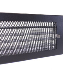 Krbová klasik mřížka 60x13 černá s žaluzí (5)