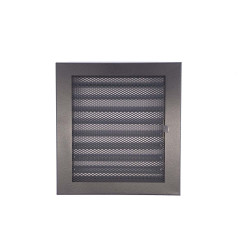 Krbová mřížka Klasik 20x21 černá s žaluzí (6)