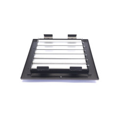 Krbová mřížka Klasik 20x21 černá s žaluzí (7)