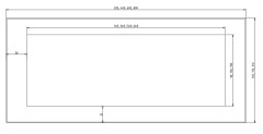 Krbová mřížka Klasik 40x13 antracit (5)