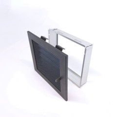 Krbová mřížka Klasik 20x17 antracit s žaluzí (6)