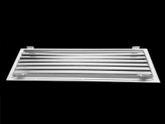 Krbová mřížka Klasik 60x21 bílá s žaluzí (9)