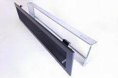 Větrací mřížka Klasik 60x21 černá s žaluzií (14)