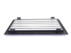 Větrací mřížka Klasik 40x21 černá s žaluzií (10)