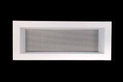 Krbová mřížka tahokovová rovná bílá 30x12 (6)