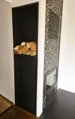 Nika na dřevo 1600 x 400 x400 černá (7)