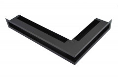 1.Krbová mřížka otevřená rohová 60x40x8 černá (2)