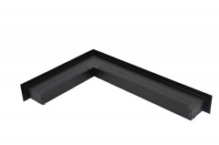 1.Krbová mřížka otevřená rohová 60x40x8 černá (3)