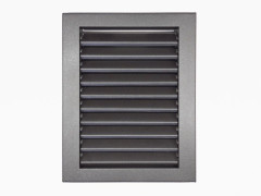Větrací kovová lamelová mřížka 20x25 Interiér Antracit
