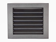 Větrací kovová lamelová mřížka 20x17 Interiér antracit